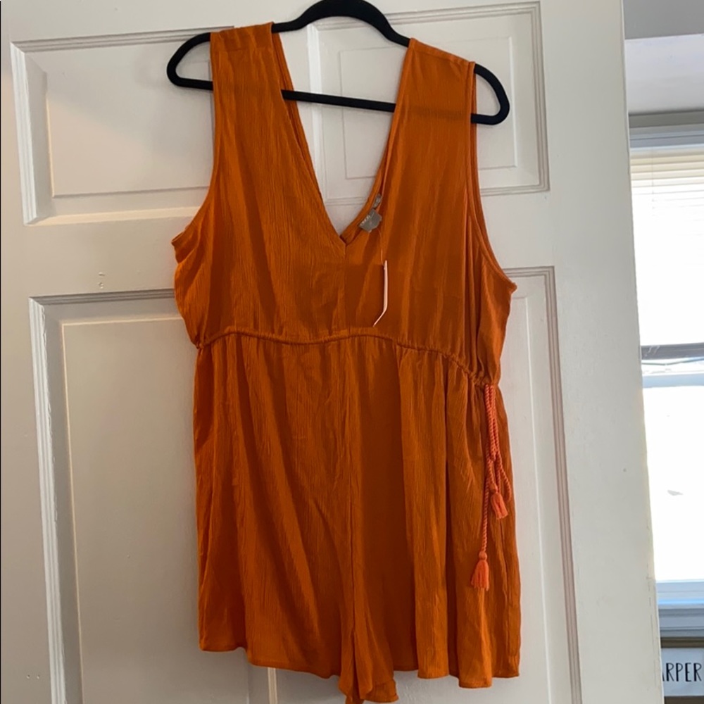Orange romper